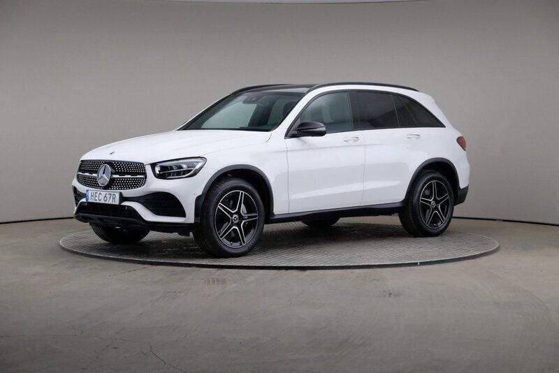 Vit Begagnad 2022 Mercedes GLC300e Premium SUV | 399 000 kr (Bra pris) - Bild 1/4