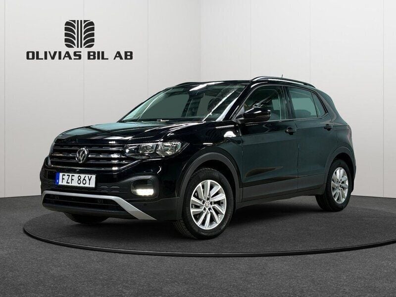 Svart Begagnad 2020 VW T-Cross SUV | 159 400 kr (Bra pris) - Bild 1/4