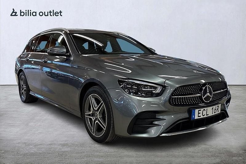 Begagnad Mercedes E300 AMG 194 HK (142 kW) 2020 Grå Kombi