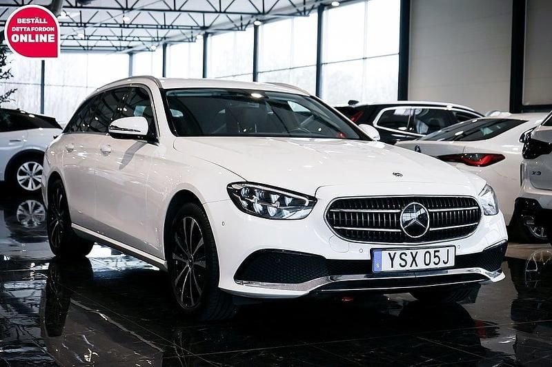 Begagnad Mercedes E300 Avantgarde 306 HK (225 kW) 2022 Vit Kombi