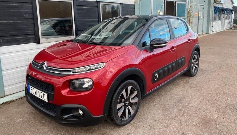 Begagnad 2017 Citroën C3 PureTech Halvkombi | 109 999 kr (Marknadspris) - Bild 1/4