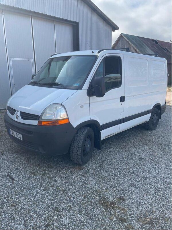 Vit Begagnad 2007 Renault Master Van | 38 000 kr (Bra pris) - Bild 1/4