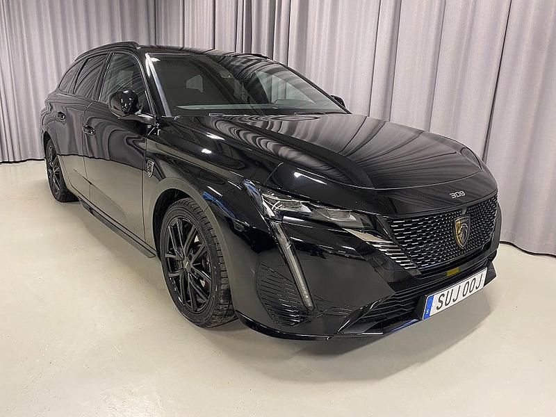 Svart Begagnad 2022 Peugeot 308 SW GT Kombi | 309 900 kr - Bild 1/3