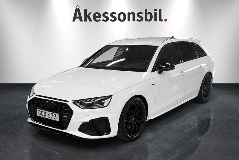 Vit Begagnad 2021 Audi A4 S-Line Kombi | 339 000 kr (Marknadspris) - Bild 1/4