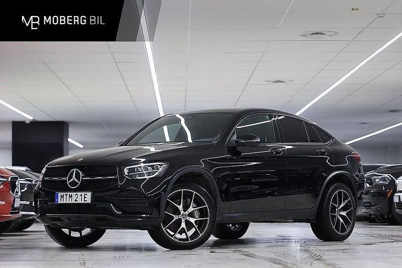 Begagnad Mercedes GLC300e AMG 211 HK (155 kW) 2022 Svart Sportkupé
