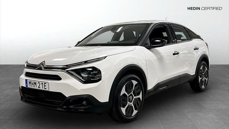 Vit (white) Begagnad 2022 Citroën C4 Feel Halvkombi | 189 900 kr (Dyr) - Bild 1/4