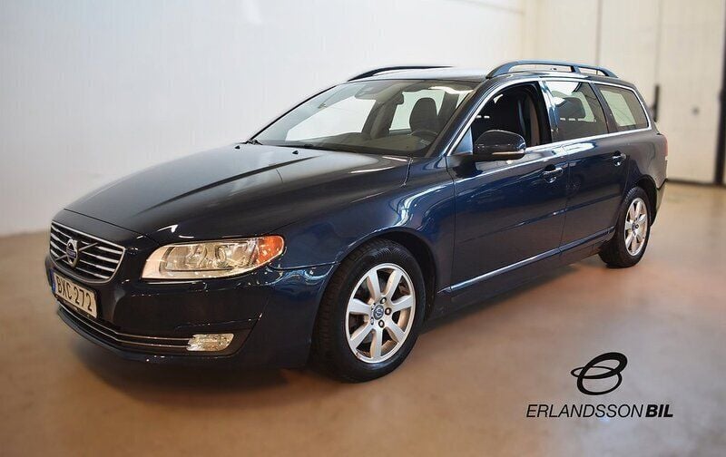 Blå Begagnad 2014 Volvo V70 Momentum Kombi | 144 900 kr (Lite dyr) - Bild 1/4