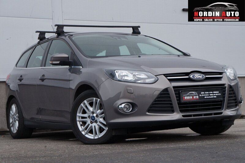 Brun Begagnad 2014 Ford Focus Titanium Kombi | 99 900 kr (Bra pris) - Bild 1/4