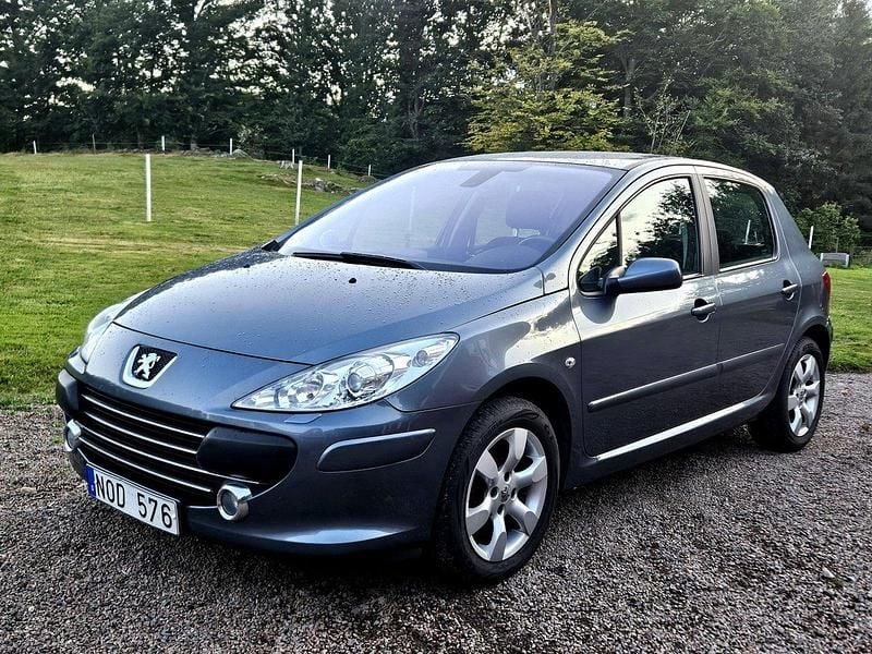 Grå Begagnad 2008 Peugeot 307 Halvkombi | 45 000 kr (Dyr) - Bild 1/4