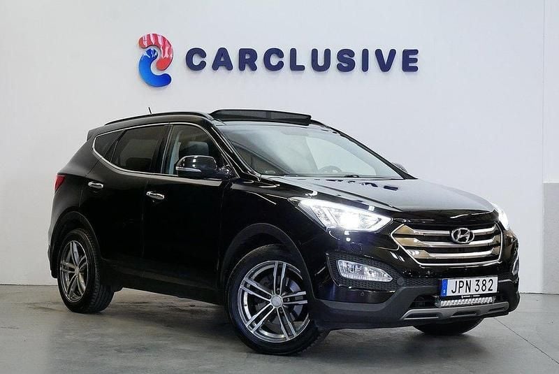 Svart Begagnad 2014 Hyundai Santa Fe Premium SUV | 134 900 kr (Marknadspris) - Bild 1/4