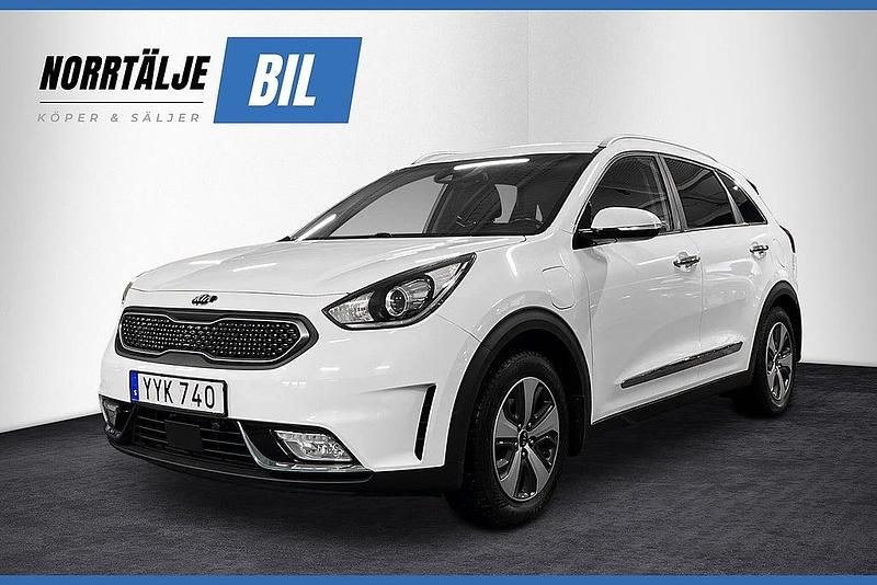 Vit Begagnad 2017 Kia Niro Advance SUV | 139 900 kr (Marknadspris) - Bild 1/3