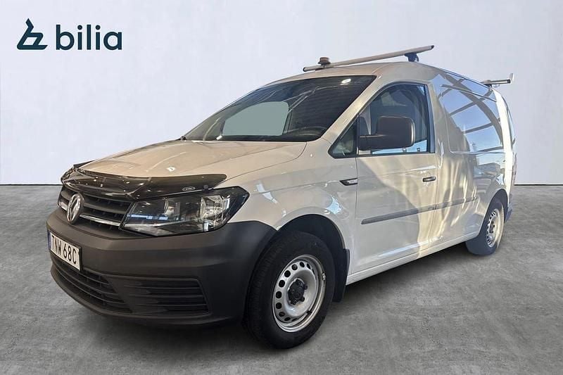 Vit Begagnad 2019 VW Caddy Maxi Minibuss | 149 000 kr (Bra pris) - Bild 1/4