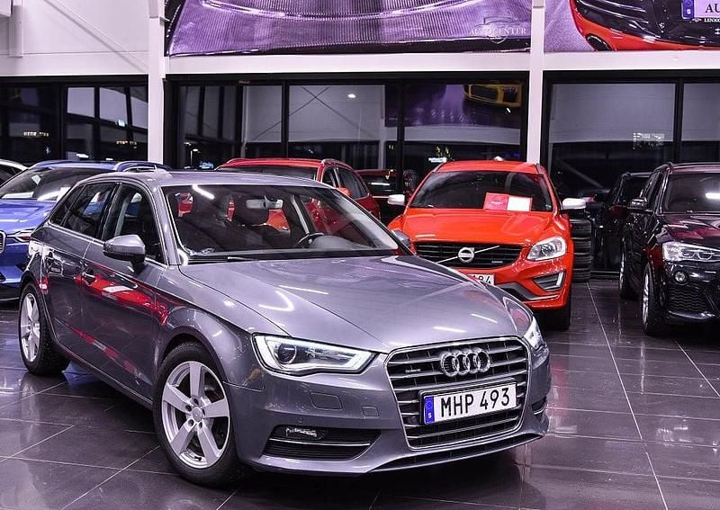 Begagnad Audi A3 Sportback Ambition 184 HK (135 kW) 2016 Grå Halvkombi
