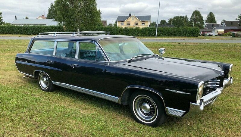 Begagnad Pontiac Bonneville 302 HK (222 kW) 1964 Blå Sedan