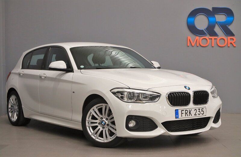 Vit Begagnad 2015 BMW 118 M Sport Halvkombi | 189 800 kr (Marknadspris) - Bild 1/4