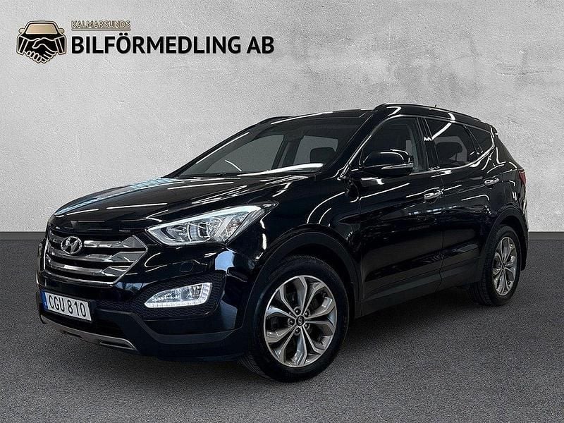 Svart Begagnad 2014 Hyundai Santa Fe Premium SUV | 149 700 kr (Marknadspris) - Bild 1/4