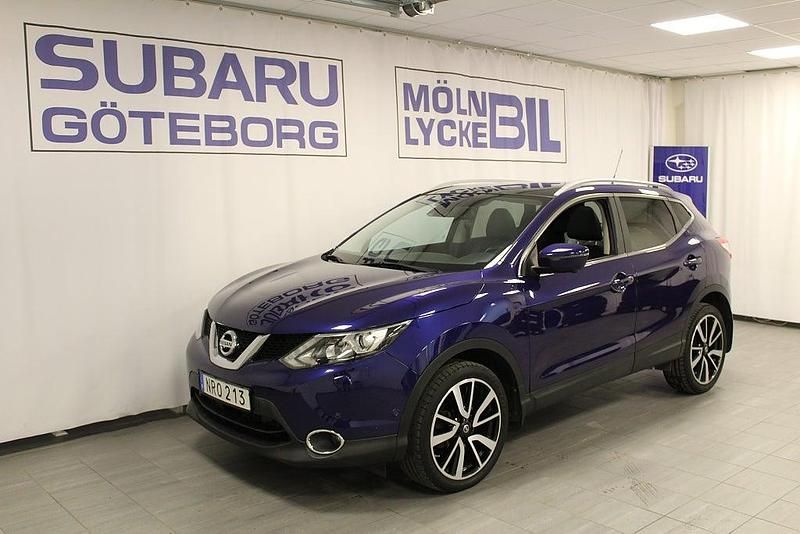 Blå Begagnad 2016 Nissan Qashqai Tekna SUV | 149 900 kr (Marknadspris) - Bild 1/4