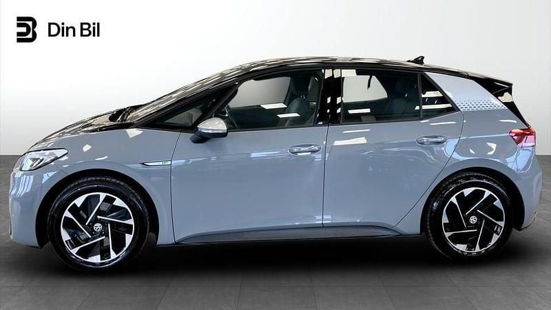 Begagnad VW ID.3 Pro Performance 150 kW (204 HK) 2020 Grå Halvkombi