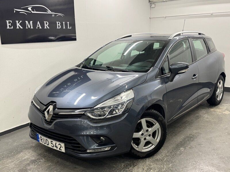 Grå Begagnad 2016 Renault Clio GrandTour Zen Kombi | 89 900 kr (Marknadspris) - Bild 1/4