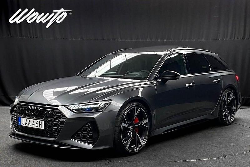 Grå Begagnad 2022 Audi RS6 Advanced Kombi | 1 295 800 kr (Dyr) - Bild 1/3