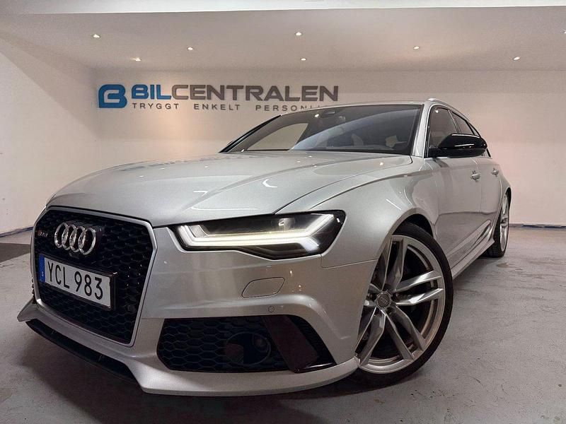 Silver Begagnad 2015 Audi RS6 Kombi | 559 900 kr (Marknadspris) - Bild 1/4