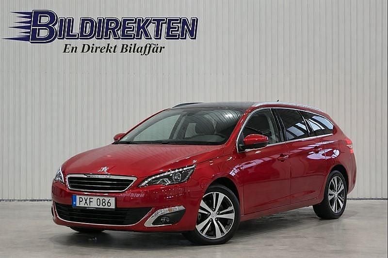 Röd Begagnad 2015 Peugeot 308 SW Kombi | 89 900 kr (Marknadspris) - Bild 1/4