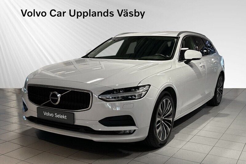 Vit Begagnad 2019 Volvo V90 Momentum Kombi | 254 900 kr (Bra pris) - Bild 1/4