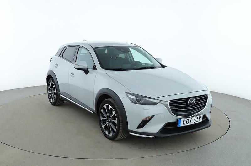 Begagnad Mazda CX-3 Exclusive-Line 151 HK (111 kW) 2019 Vit SUV