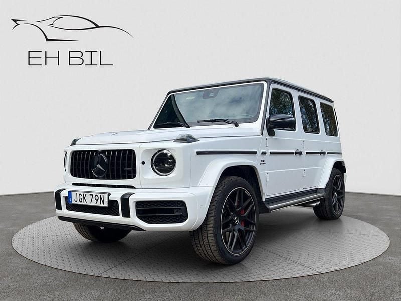 Vit Begagnad 2023 Mercedes G63 AMG AMG SUV | 1 799 900 kr (Superpris) - Bild 1/4