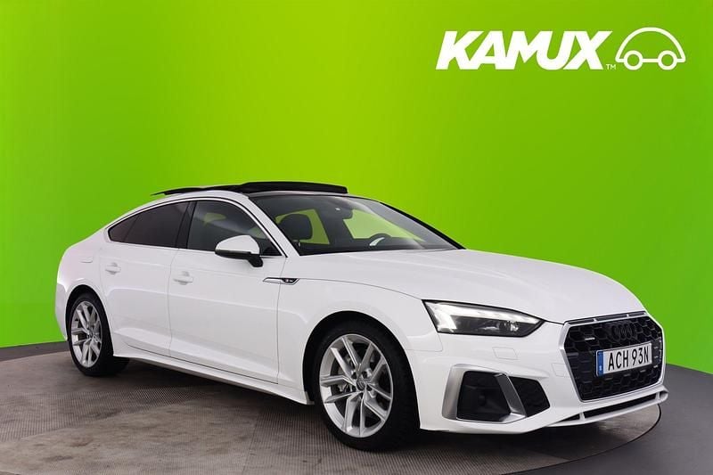 Vit Begagnad 2021 Audi A5 Sportback Halvkombi | 319 800 kr (Marknadspris) - Bild 1/3