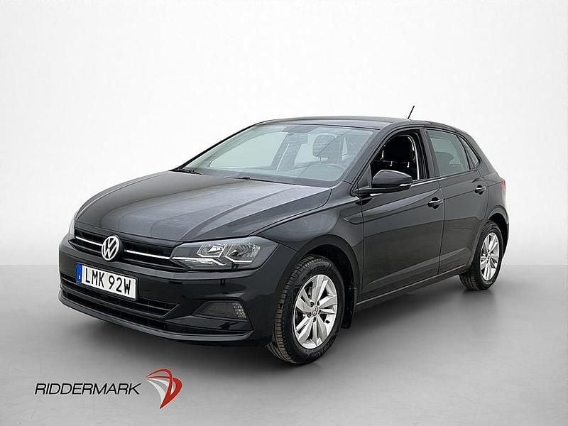 Begagnad VW Polo 95 HK (69 kW) 2019 Svart Halvkombi