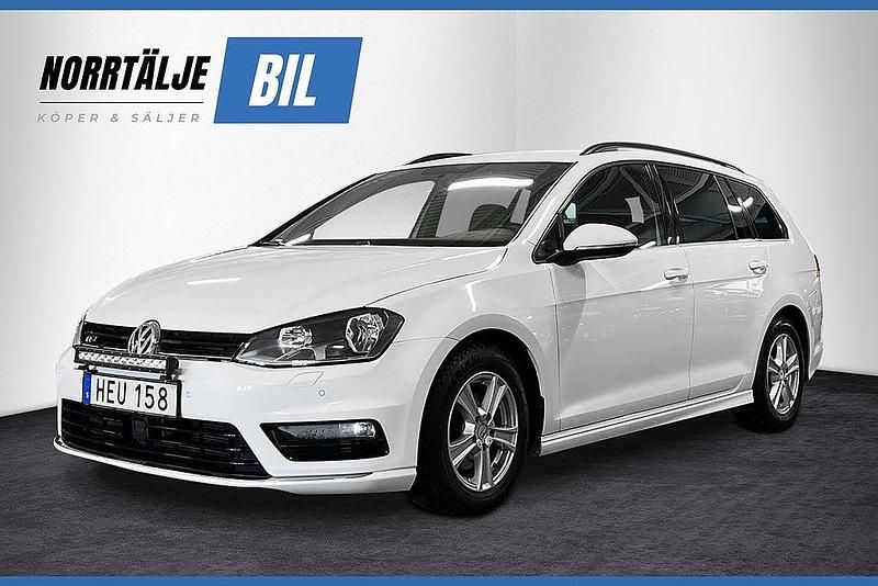 Begagnad VW Golf VII R-line 150 HK (110 kW) 2016 Vit Kombi