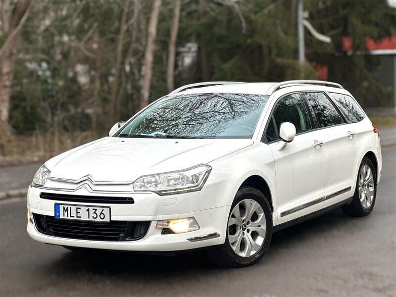 Vit Begagnad 2014 Citroën C5 Kombi | 65 000 kr (Bra pris) - Bild 1/4