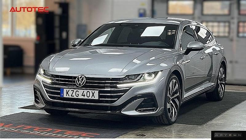 Silver Begagnad 2021 VW Arteon R-line Kombi | 257 900 kr (Marknadspris) - Bild 1/4