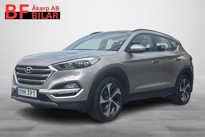 Ljusbrun Begagnad 2017 Hyundai Tucson SUV | 198 500 kr (Marknadspris) - Bild 1/3