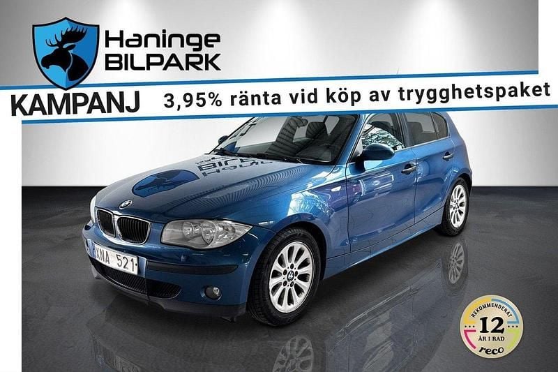 Blå Begagnad 2006 BMW 116 Advantage Halvkombi | 39 900 kr (Marknadspris) - Bild 1/4