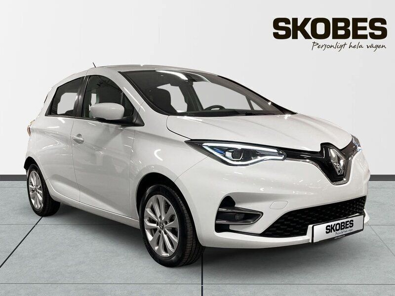 Vit Begagnad 2022 Renault Zoe Zen Halvkombi | 179 000 kr (Marknadspris) - Bild 1/3