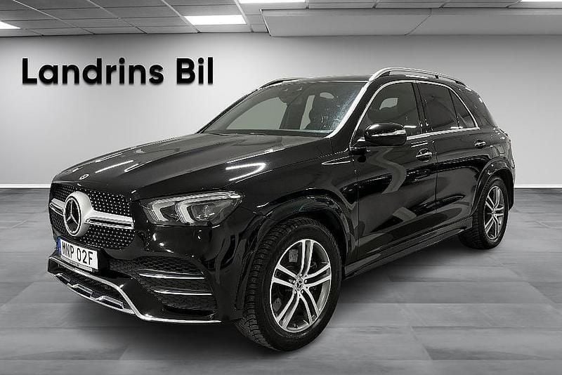 Svart Begagnad 2022 Mercedes GLE350 AMG line SUV | 599 900 kr (Marknadspris) - Bild 1/4