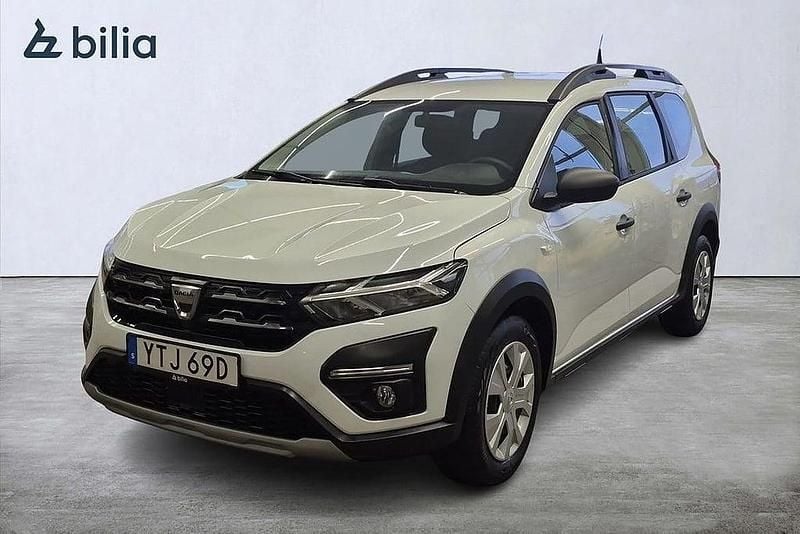 Vit Begagnad 2022 Dacia Jogger Essentiel Minibuss | 175 000 kr (Marknadspris) - Bild 1/3