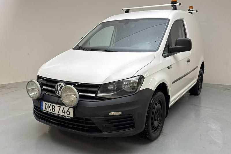 Begagnad VW Caddy 150 HK (110 kW) 2018 Vit Minibuss
