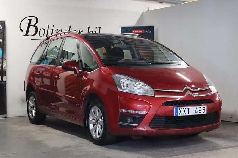 Röd Begagnad 2013 Citroën Grand C4 Picasso Minibuss | 68 900 kr (Marknadspris) - Bild 1/4