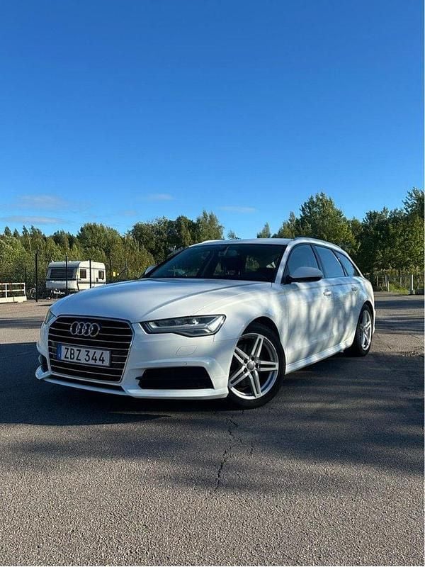 Vit Begagnad 2018 Audi A6 Ambition Kombi | 200 000 kr (Bra pris) - Bild 1/4