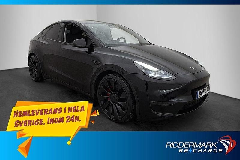 Begagnad Tesla Model Y Performance 392 kW (534 HK) 2022 Svart SUV