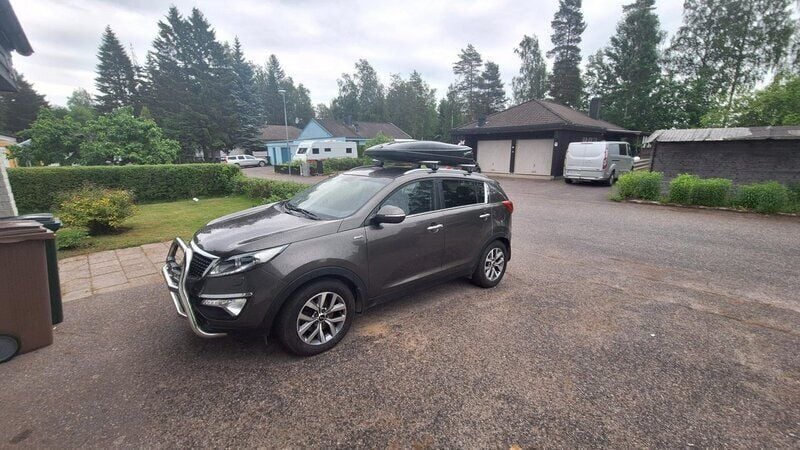 Grå Begagnad 2014 Kia Sportage SUV | 120 000 kr (Marknadspris) - Bild 1/4