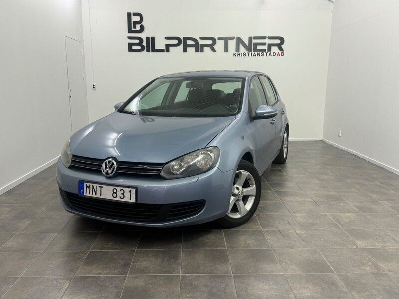 Ljusblå Begagnad 2008 VW Golf VI Halvkombi | 49 900 kr (Dyr) - Bild 1/4