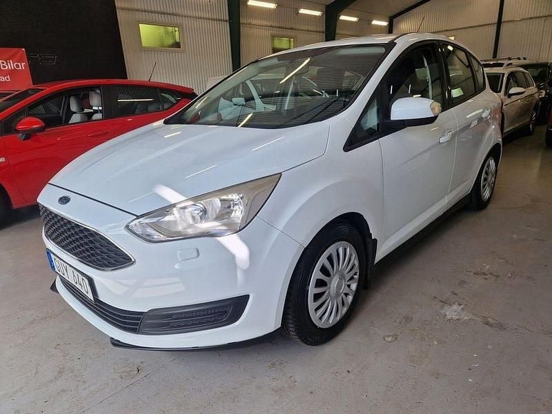 Vit Begagnad 2016 Ford C-MAX Trend Minibuss | 74 900 kr - Bild 1/4