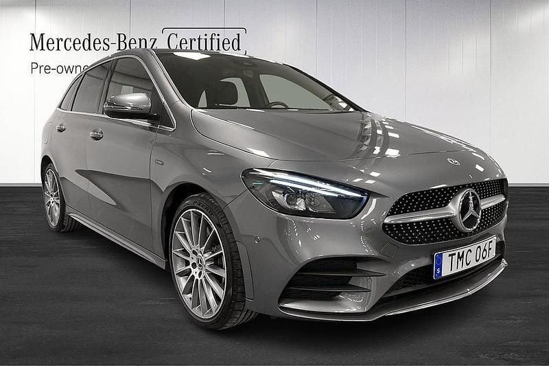 Begagnad Mercedes B250e Premium 160 HK (117 kW) 2021 Grå Minibuss