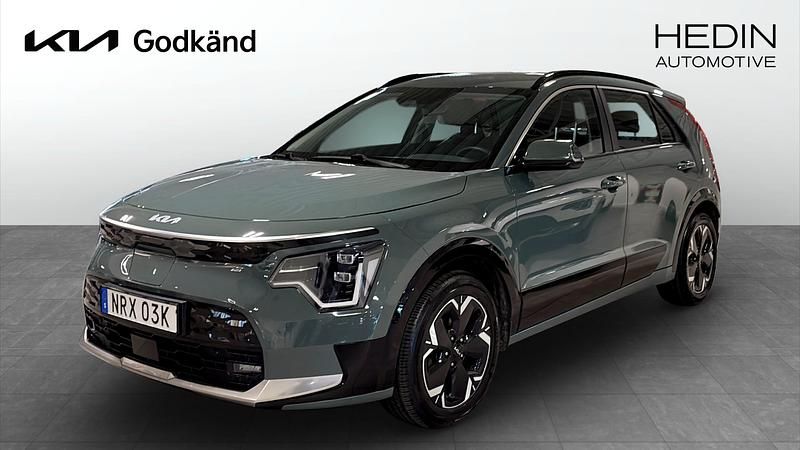 Grön (green) Begagnad 2022 Kia e-Niro 2 SUV | 309 900 kr (Dyr) - Bild 1/4