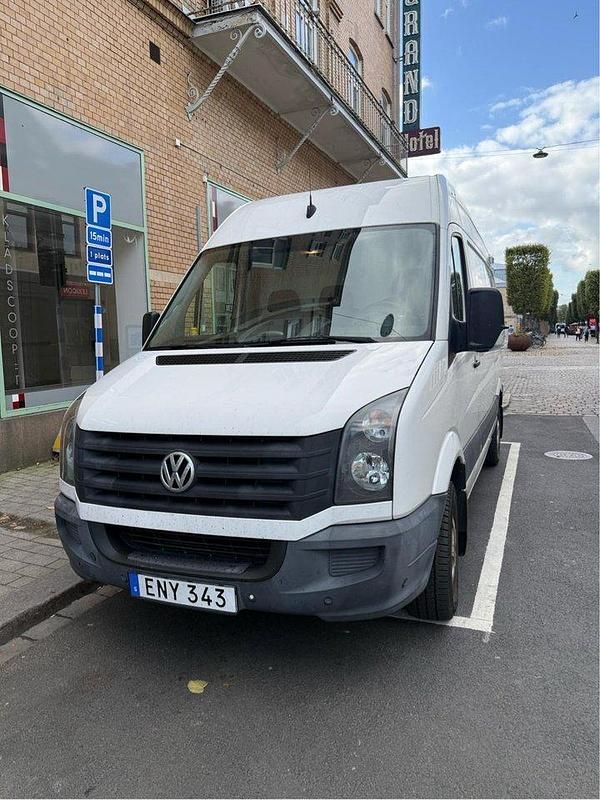 Vit Begagnad 2016 VW Crafter Van | 199 990 kr (Marknadspris) - Bild 1/4