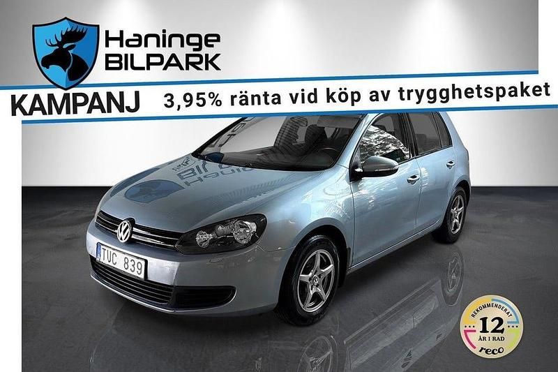 Blå Begagnad 2009 VW Golf VI Halvkombi | 49 900 kr (Marknadspris) - Bild 1/4